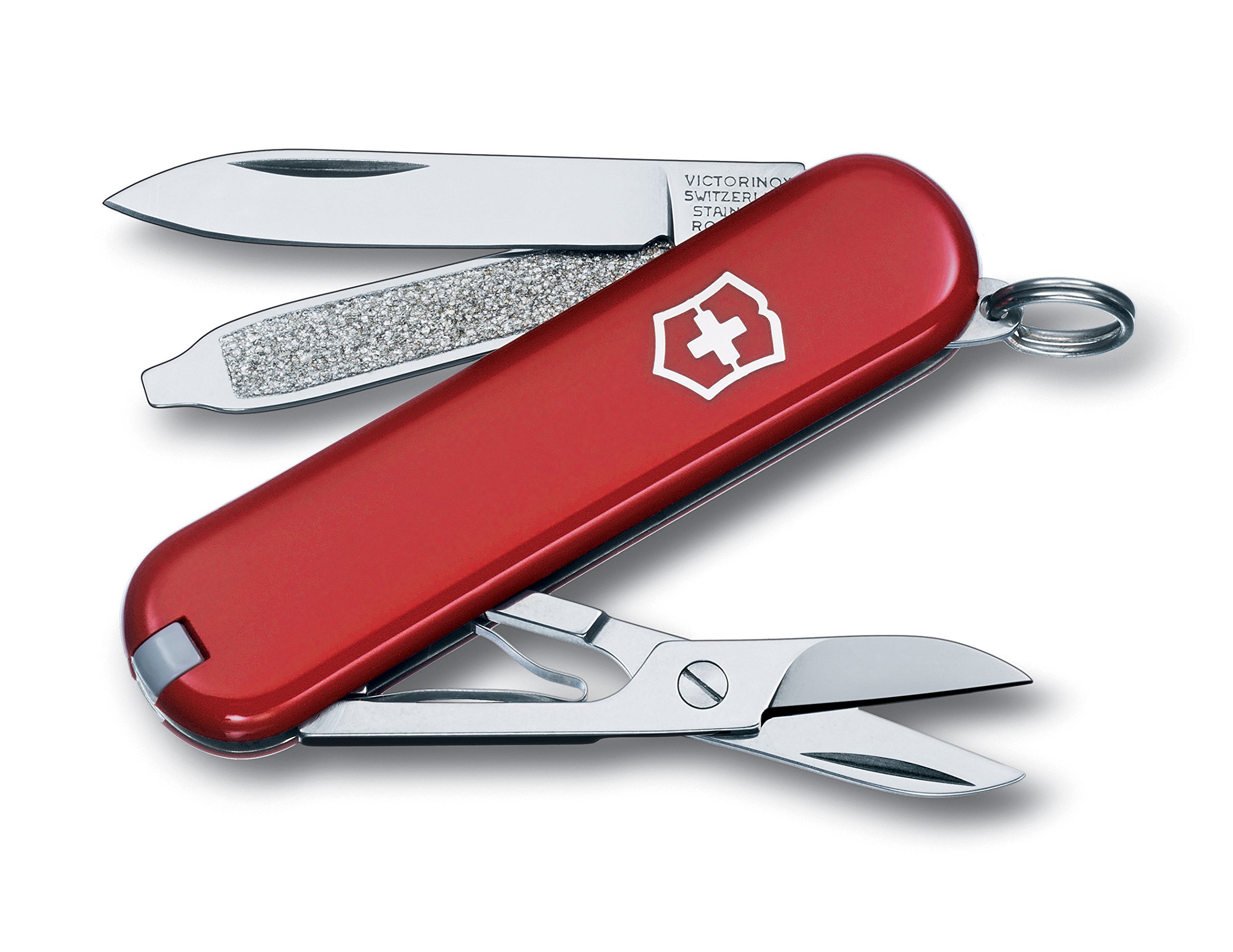 Victorinox Classic SD Swiss Army Knife - Red with Large Blister Pack - Perfect for Everyday Carry, Camping, and Travel Accessories