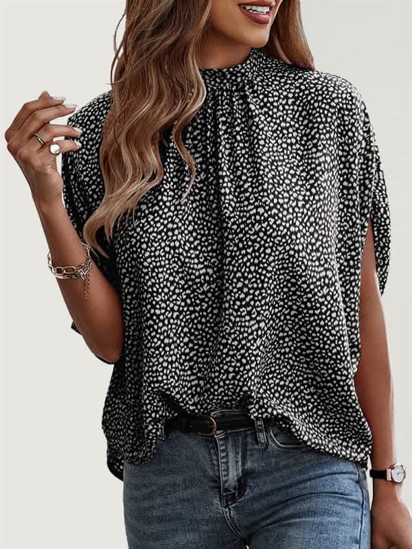 Women's Casual Dolman Sleeve T-Shirt - Comfortable Loose Fit Blouse for Everyday Wear | Perfect for Work, Weekend & Layering