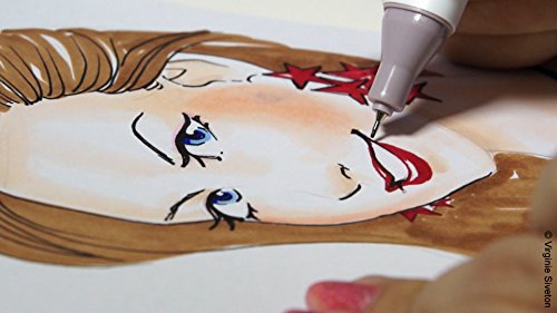 GRAPH'IT 96-Piece Alcohol Marker Set with Display Stand - Perfect for Artists, Illustrators & Crafting Projects