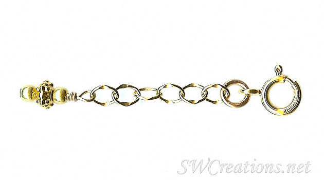 Eldorado Gold Bracelet Extender - Adjustable Chain Extender for Jewelry, Bracelets & Watches - Perfect for Gifting, Layering & Custom Fit