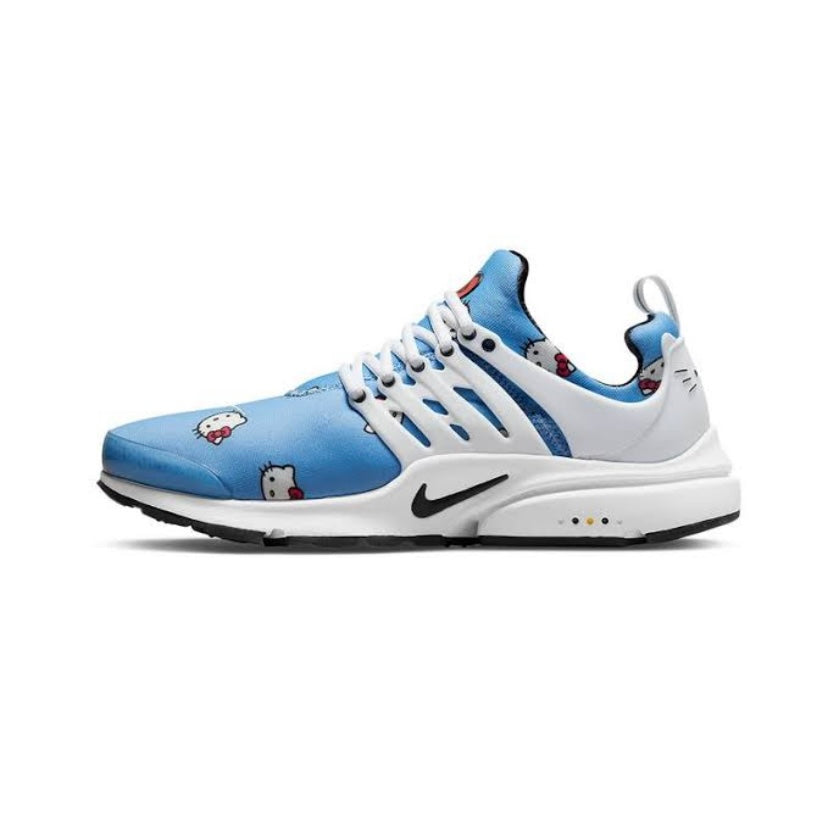 Nike Air Presto QS Hello Kitty Sneakers - University Blue, Black & White - Comfortable Running Shoes for Women & Girls - Perfect for Casual Wear, Gym & Street Style