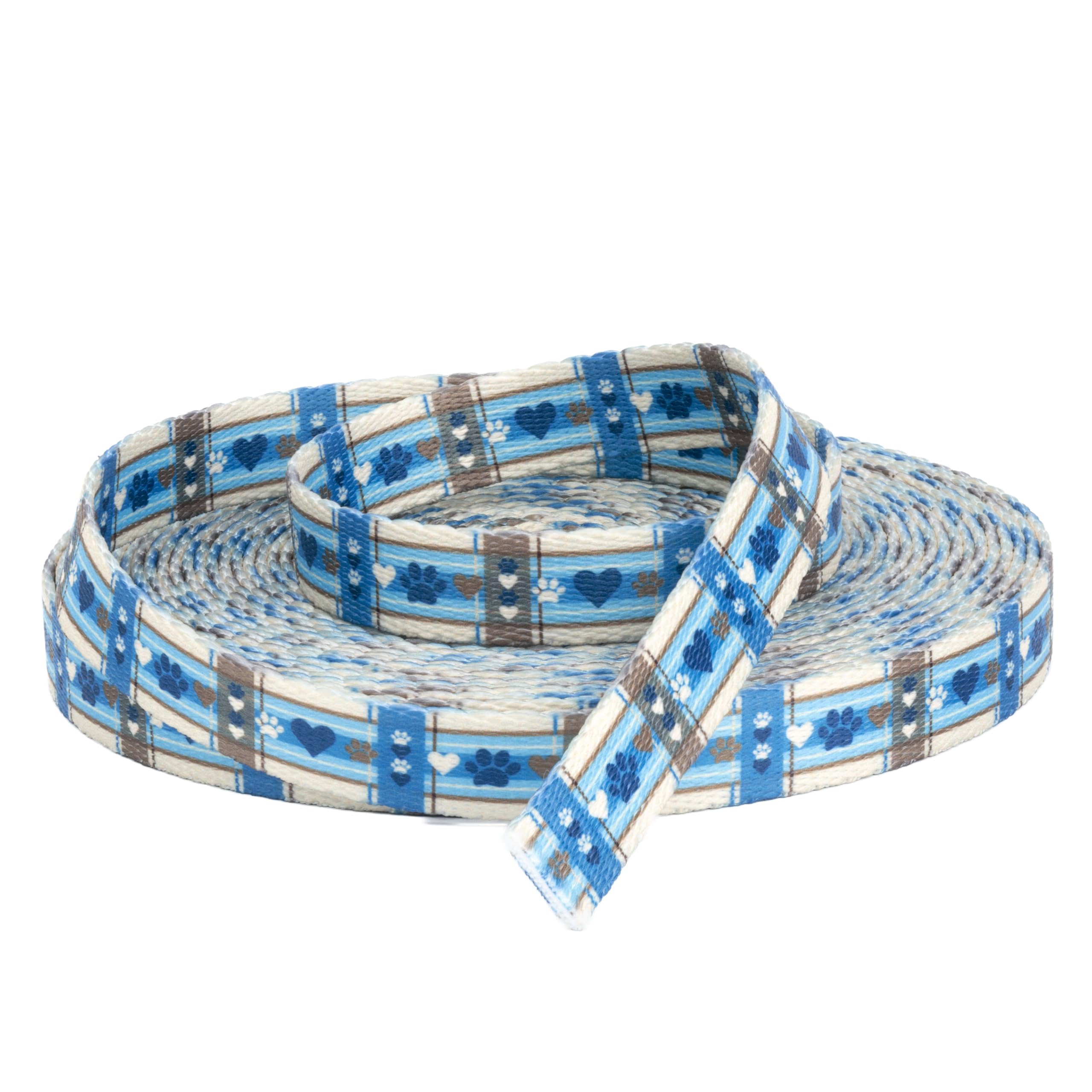 Country Brook Design - Durable Polyester Webbing for Dog Collars, Leashes & Pet Accessories | Perfect for DIY Puppy Harnesses, Picnic Gear & Outdoor Adventures