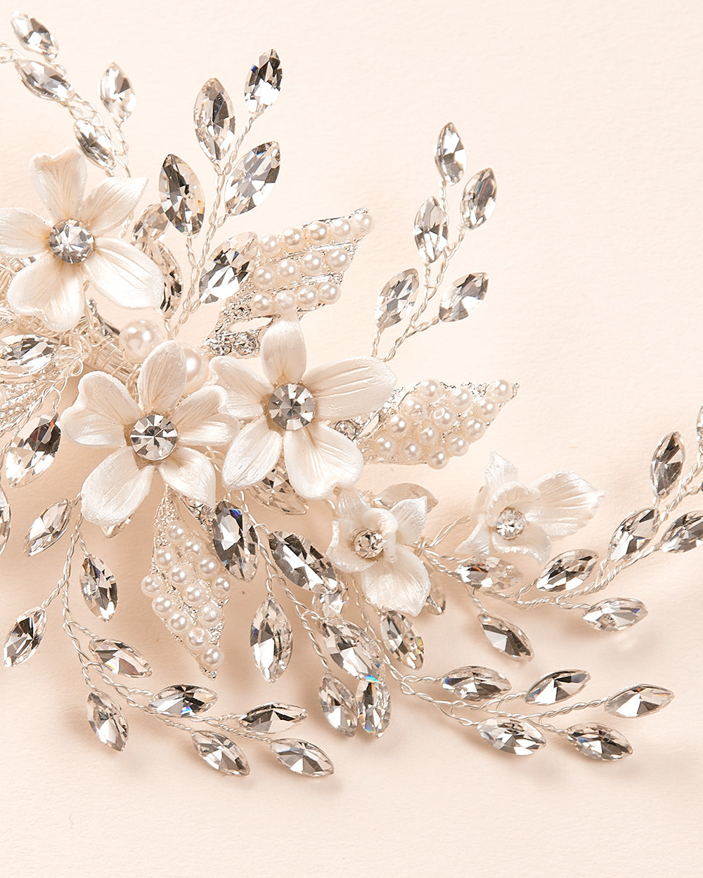 Amaya Wedding Hair Clip - Elegant Bridal Hair Accessory for Weddings, Prom & Special Occasions