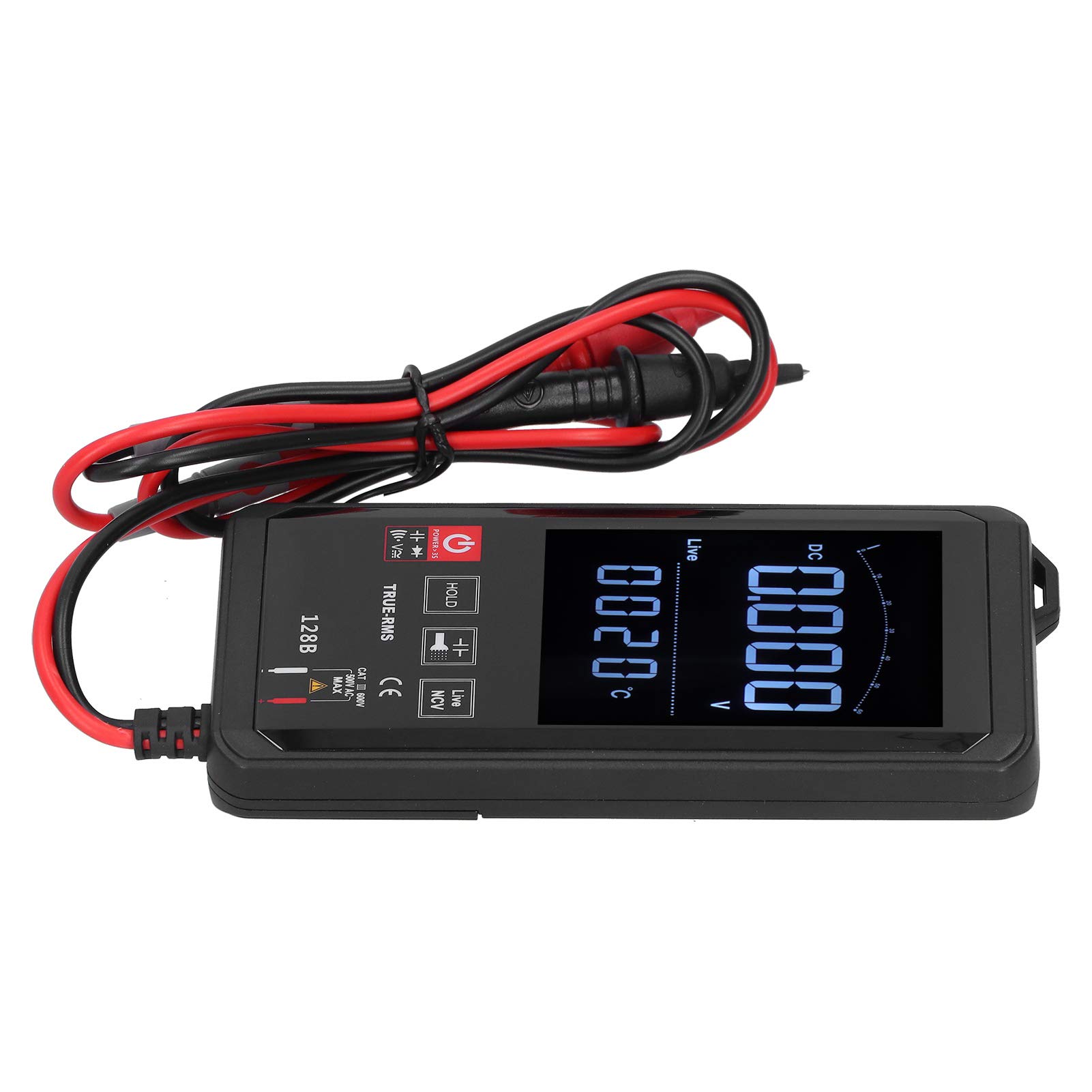 Digital Multimeter - Auto-Ranging Voltage Tester with LCD Display for Home, Factory & Car Electrical Testing (Gray) - Perfect for Electricians, DIY Projects & Automotive Repairs