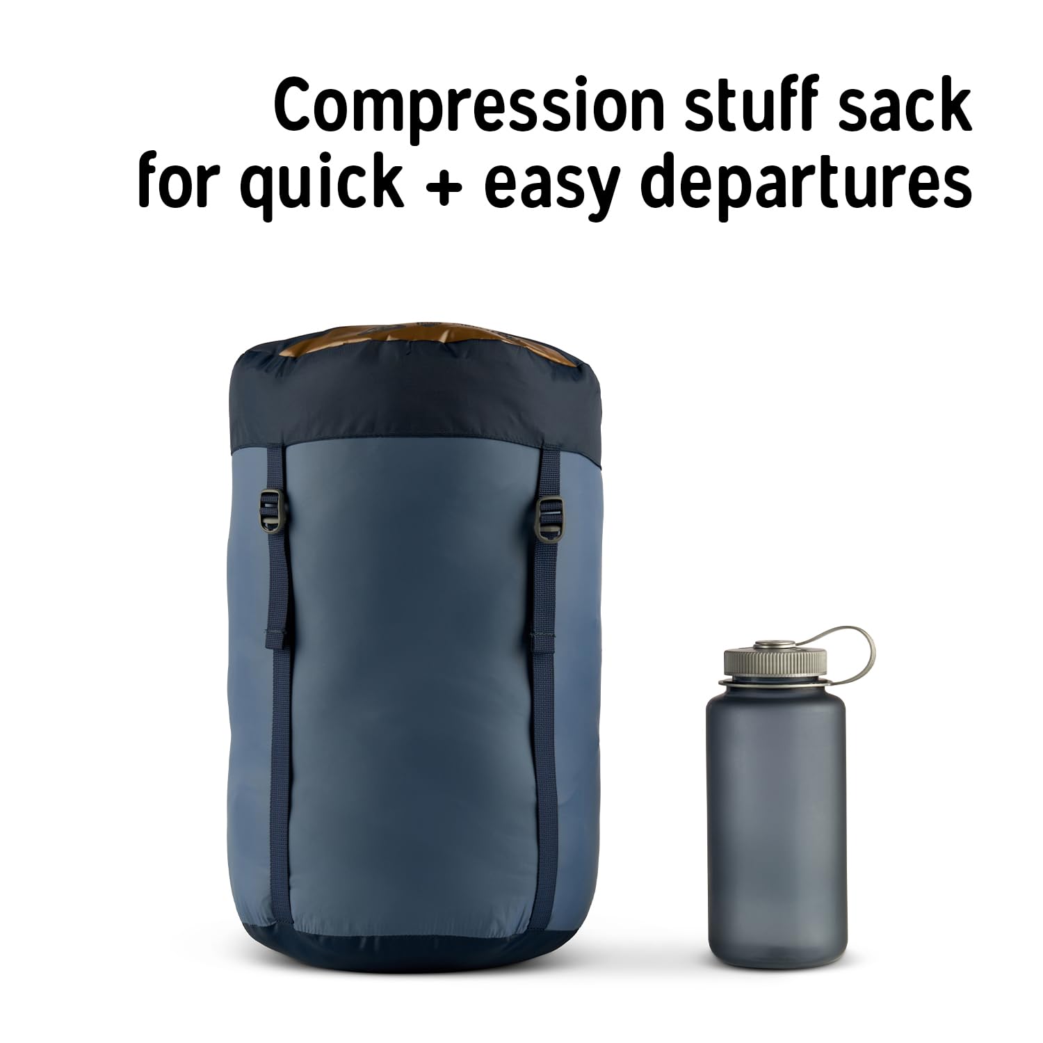 Kelty Cosmic Synthetic Fill 20 Degree Backpacking Sleeping Bag – Lightweight, Water-Resistant, Compression Straps & Stuff Sack Included – Perfect for Camping, Hiking & Outdoor Adventures