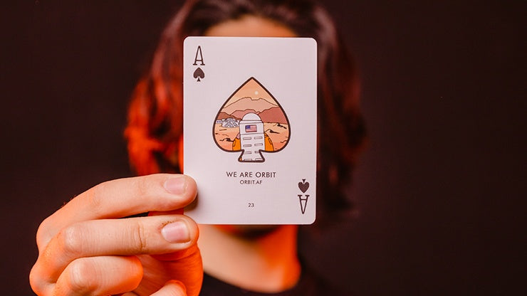 Orbit V8 Parallel Edition Playing Cards - Premium Quality Deck for Magic Tricks, Cardistry & Poker Games - Perfect for Professional Magicians & Card Enthusiasts