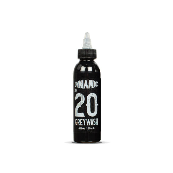Dynamic Greywash #20 Ink - Premium Tattoo Ink for Professional Artists - Perfect for Realism, Shading, and Fine Line Work