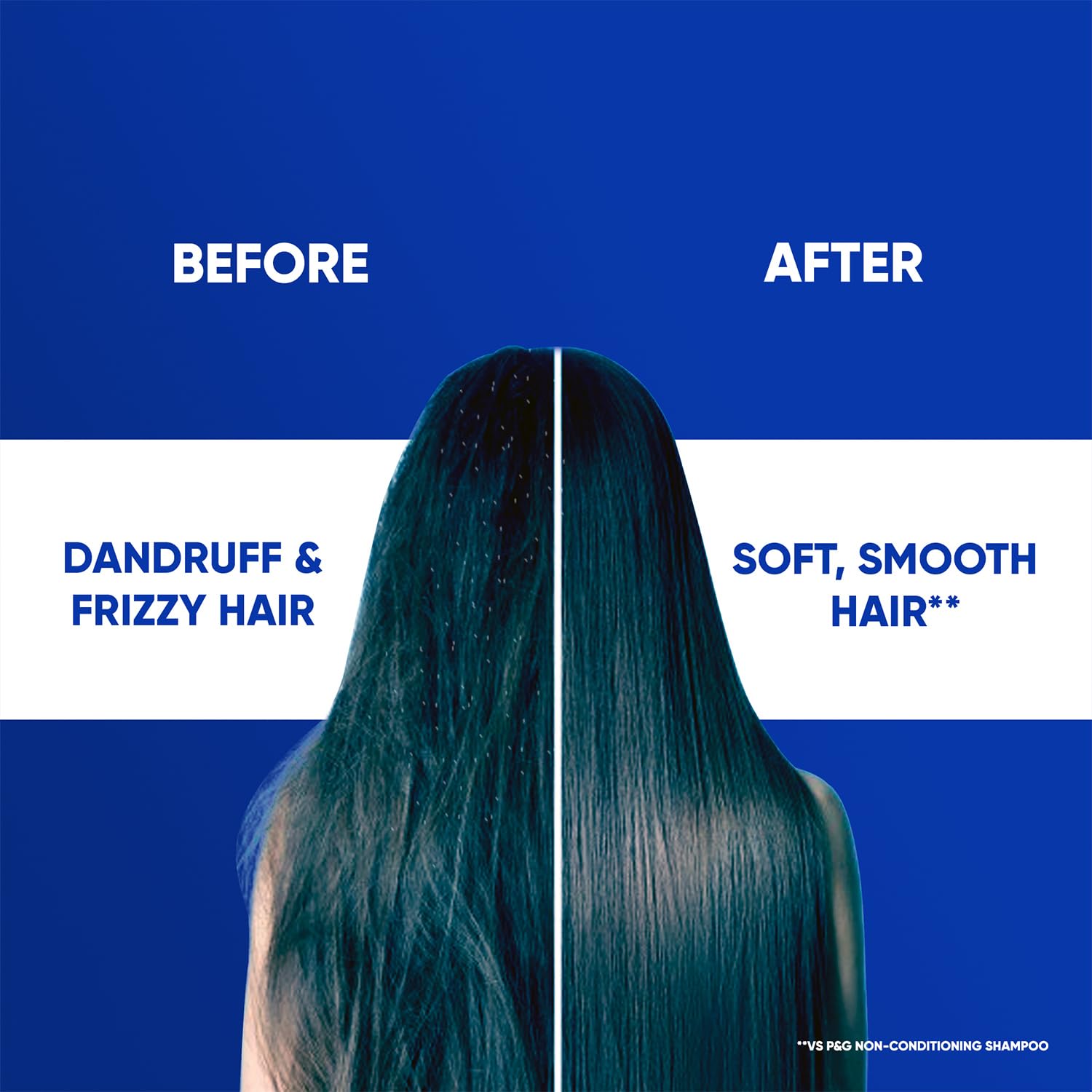 Head & Shoulders 2-in-1 Smooth & Silky Anti-Dandruff Shampoo & Conditioner with Almond Milk - 180ml for Women & Men - Hydrates & Soothes Scalp for Daily Hair Care