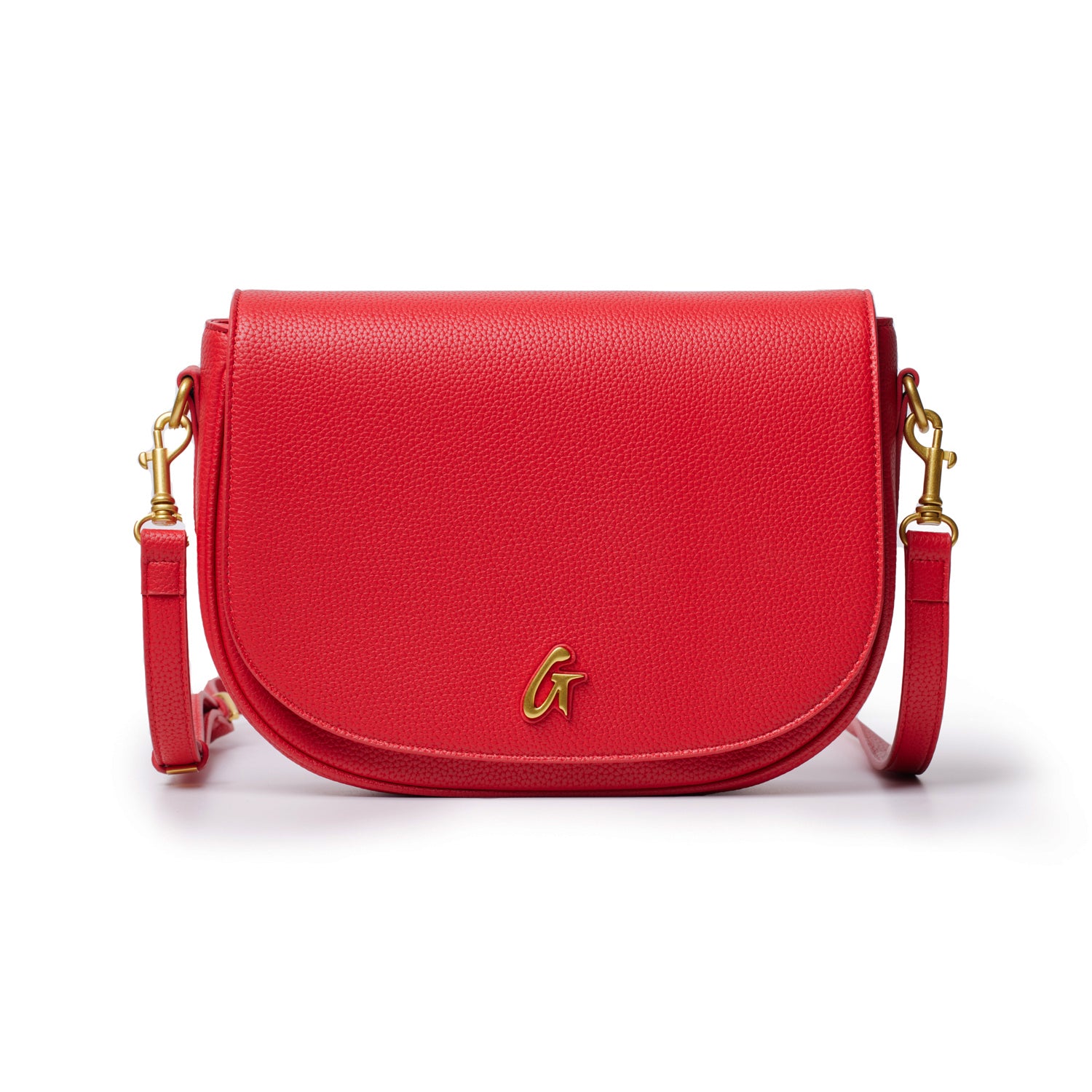 Large Pebble Shoulder Bag - Stylish Red Crossbody Purse for Women, Trendy Casual & Work Handbag, Perfect for Office, Travel & Everyday Use
