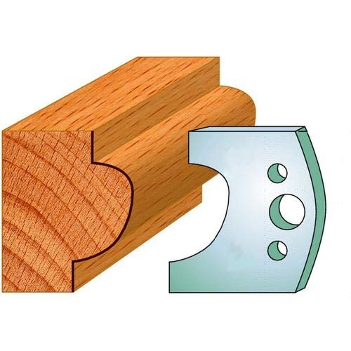 CMT 690.504 690-504 Series Pair Profile Knives KSS 50mm x 4mm - 5-Piece Set for Woodworking & Cabinet Making | Perfect for Router Bits & Edge Trimming
