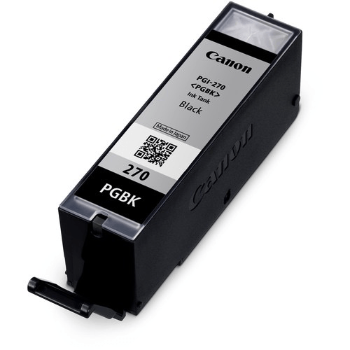 Canon PGI 270 XL High Yield Pigment Black Ink Cartridge - Compatible with Select Canon Printers - Ideal for Home Office & Photo Printing