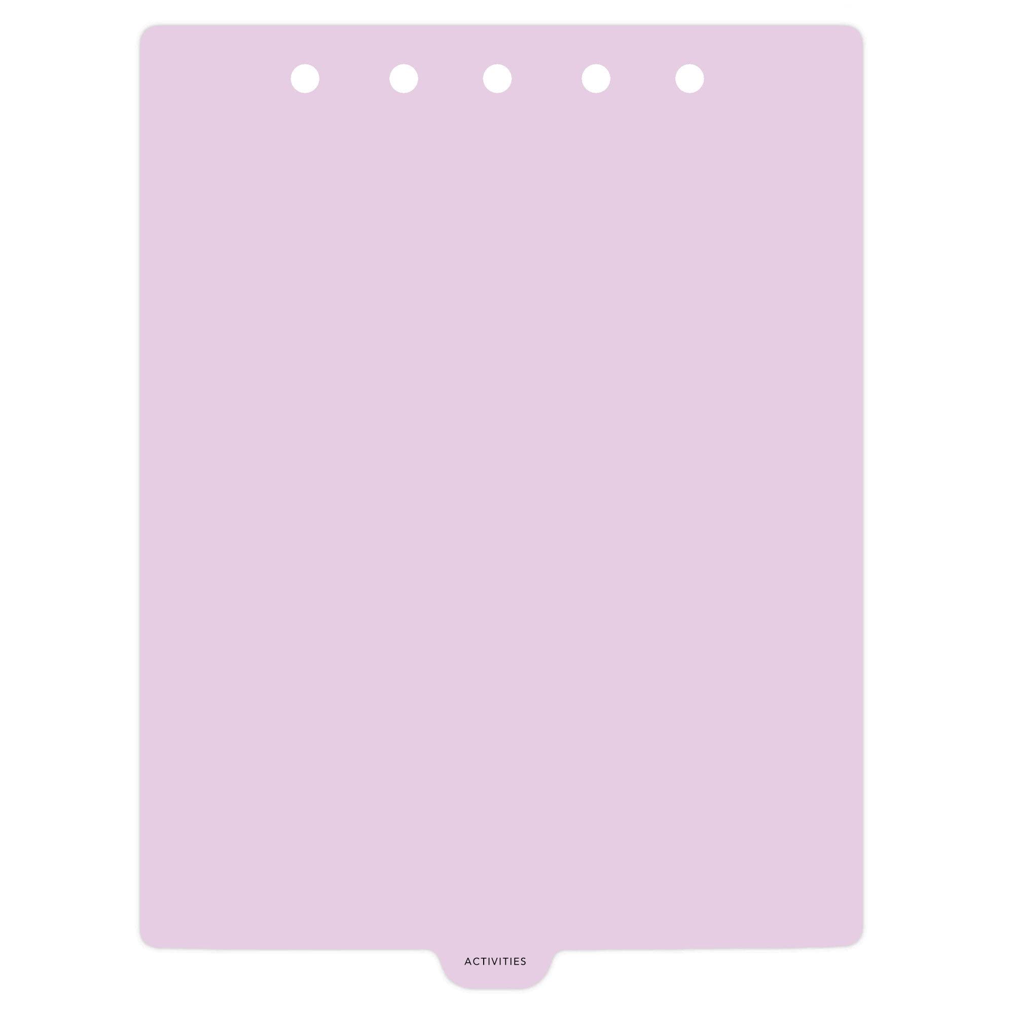 Heavy Duty Plastic Ring Binder Dividers with Bottom Tabs - 1/9 Cut, 5 Position Tabs for US Letter Size - Pack of 10 - Perfect for Medical Charts, Office Organization & School Binders (2617-32)
