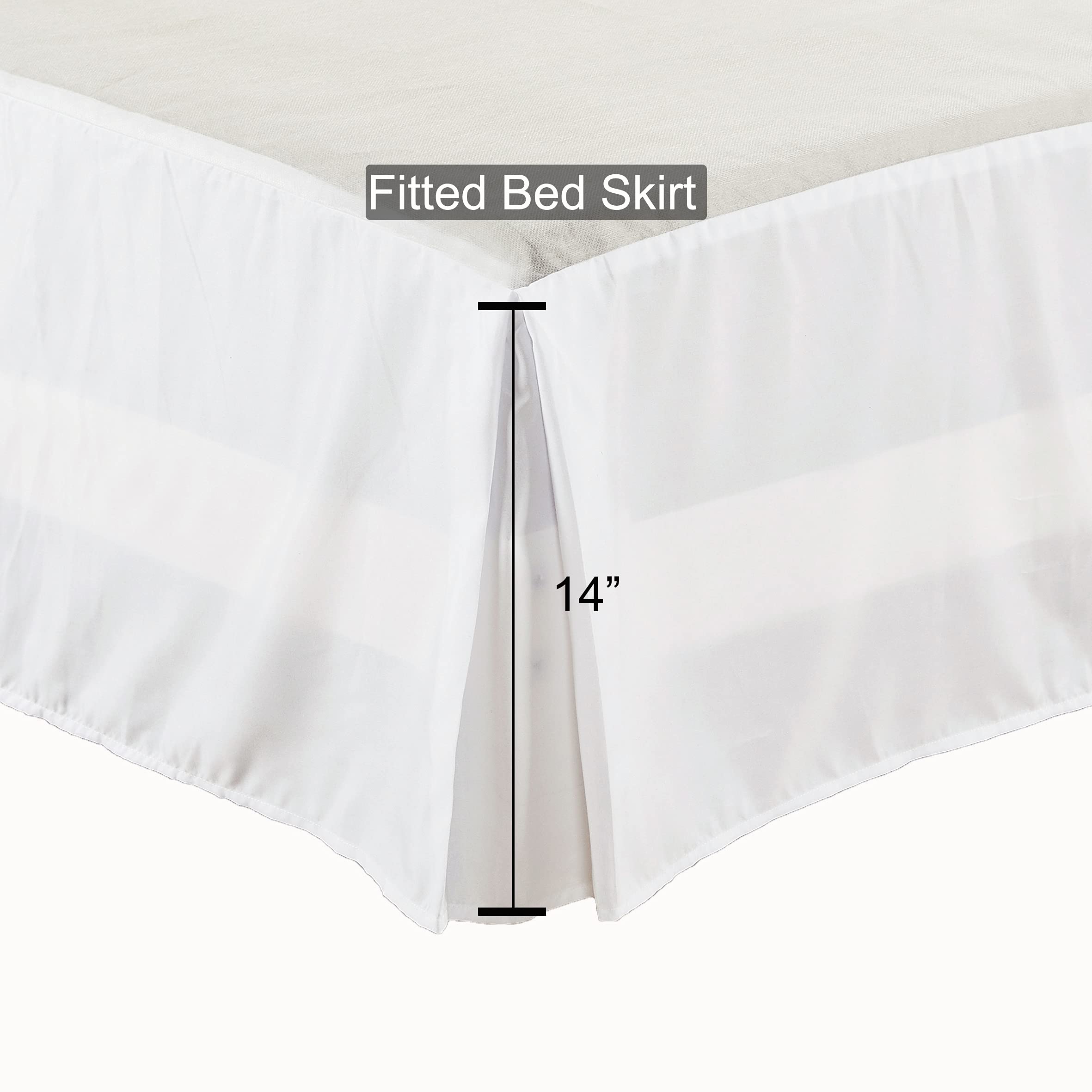 Premium California King Comforter Set - 7-Piece All-Season Bed in a Bag | Soft & Comfortable Bedding by MERRY HOME (White) | Perfect for Master Bedrooms, Guest Rooms & Cozy Nights