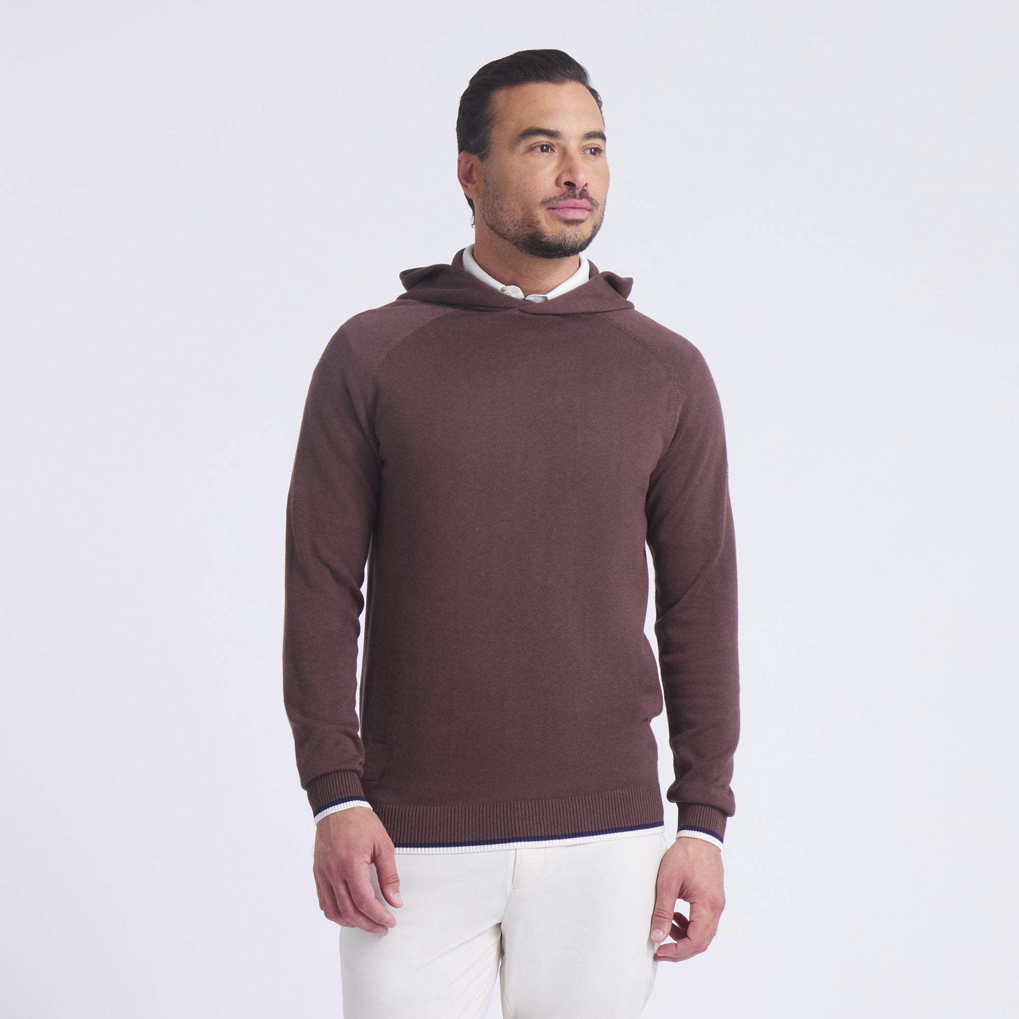 AP Knit Golf Hoodie for Men - Lightweight & Breathable Pullover - Perfect for Golfing, Running & Outdoor Activities