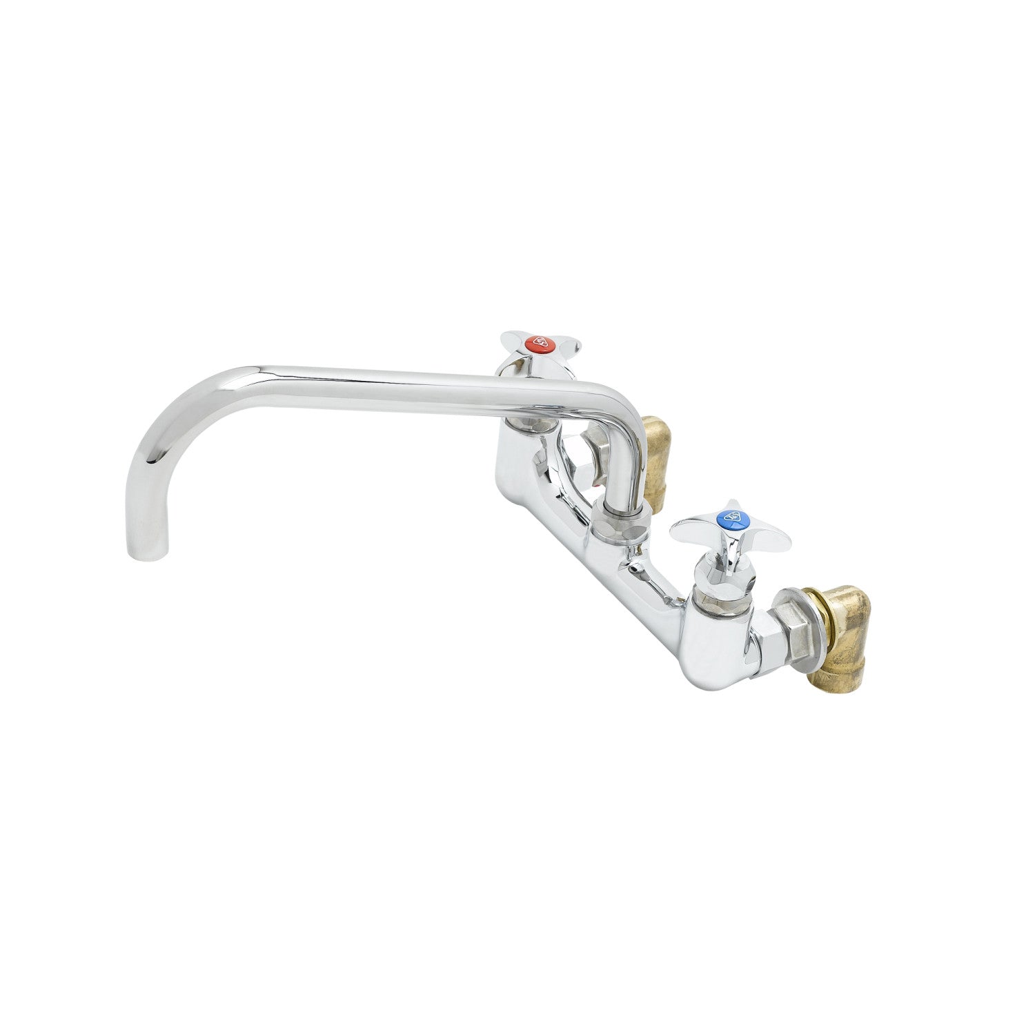 T&S Brass Wall Mount Sink Faucet - 8