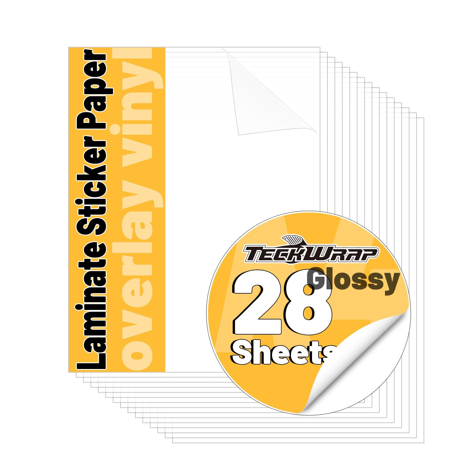 TECKWRAP Self Adhesive Laminating Sheets - 8.26