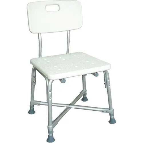 Premium Bariatric Shower Chair with Heavy-Duty Cross Frame Support - Non-Slip Seat & Adjustable Height for Elderly, Disabled & Plus-Size Users - Ideal for Bathroom Safety & Mobility Assistance