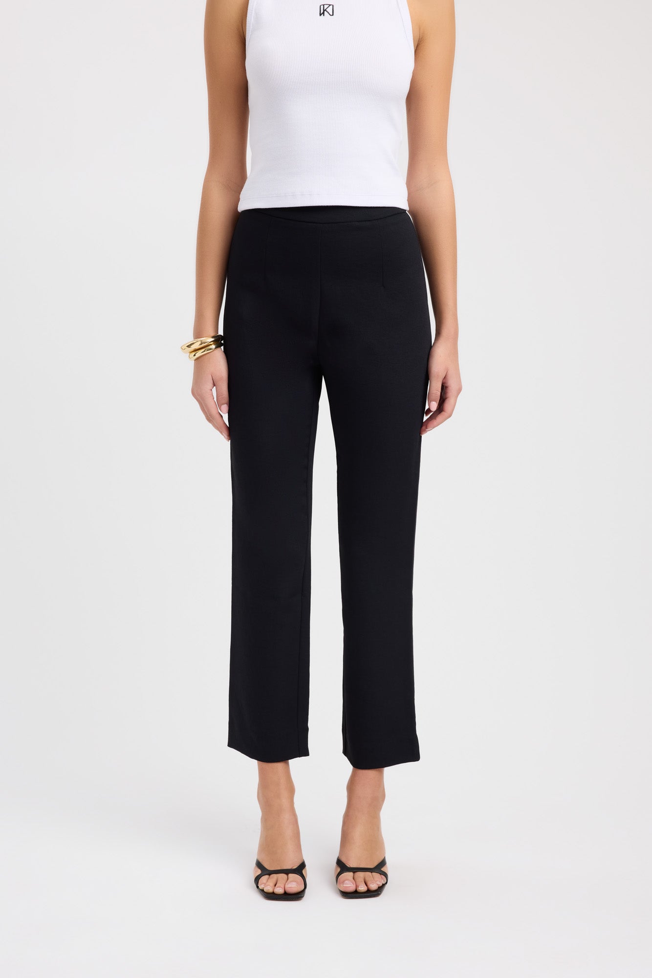 Oyster Core Pant - Premium High-Waisted Slim Fit Pants for Women | Comfortable Office Work & Casual Wear | Perfect for Business, Travel & Everyday Outfits