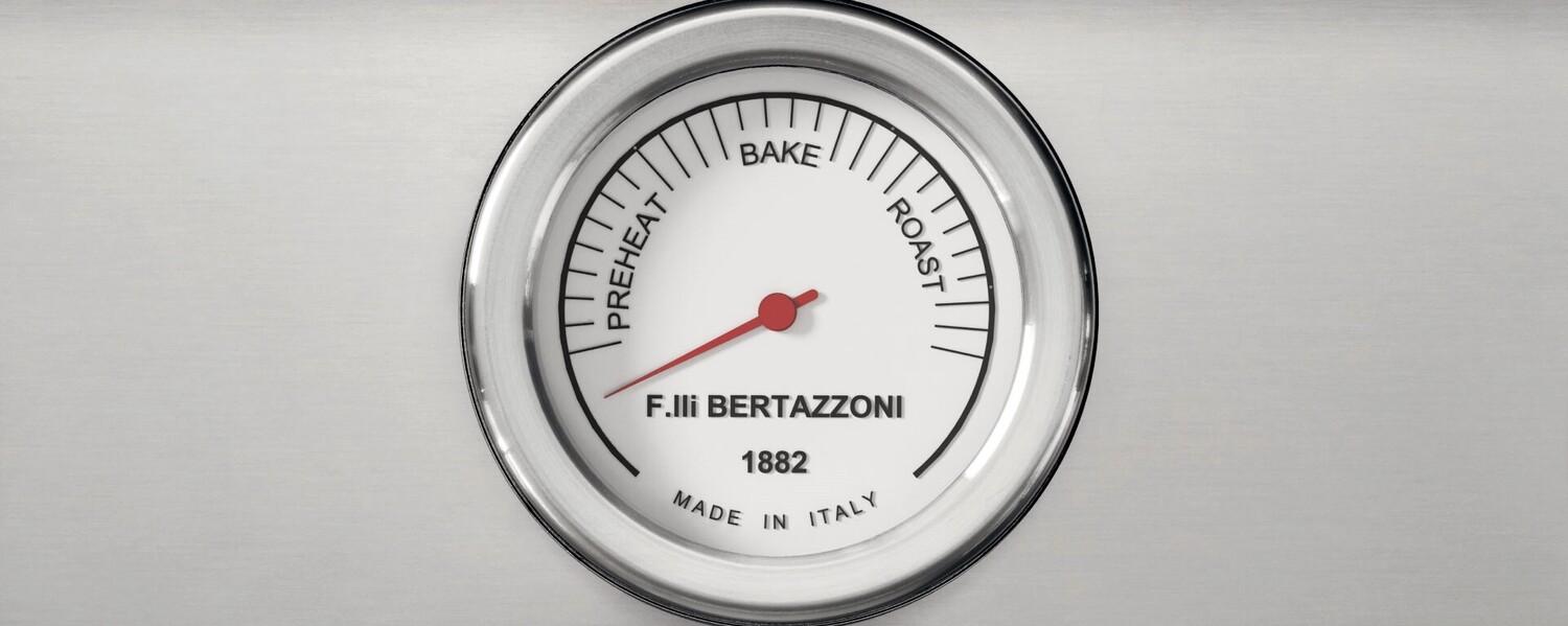 Bertazzoni PRO365INMXV 36 Inch 5-Zone Induction Range with Electric Oven in Stainless Steel - Perfect for Modern Kitchens & Professional Cooking