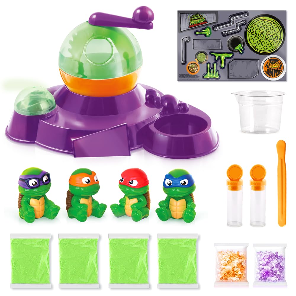 Canal Toys SFC003 Fidget Ooze Factory TMNT - Stress Relief Sensory Toy for Kids & Adults, Perfect for Anxiety Relief, Focus, and Classroom Fidgeting