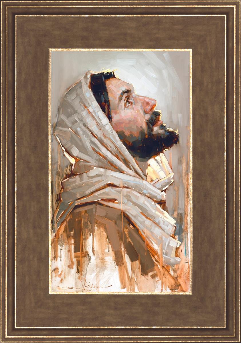 Look To God And Live - Inspirational Christian Wall Art for Home & Office Decor - Perfect for Living Rooms, Bedrooms, and Church Spaces