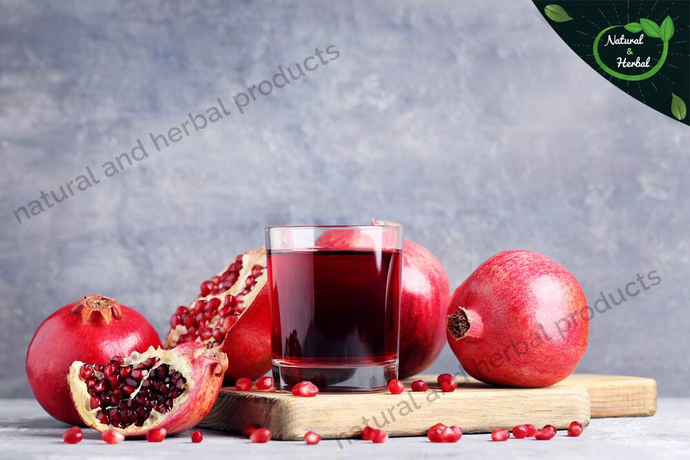 Organic Pomegranate Peel Powder (100Gm) - Punica Granatum for Skin Care, Hair Growth, Immunity Booster & Diabetes Support | Natural Face Mask, Skin Brightening, Even Skin Tone | Perfect for DIY Beauty Recipes, Healthy Drinks & Wellness Routines