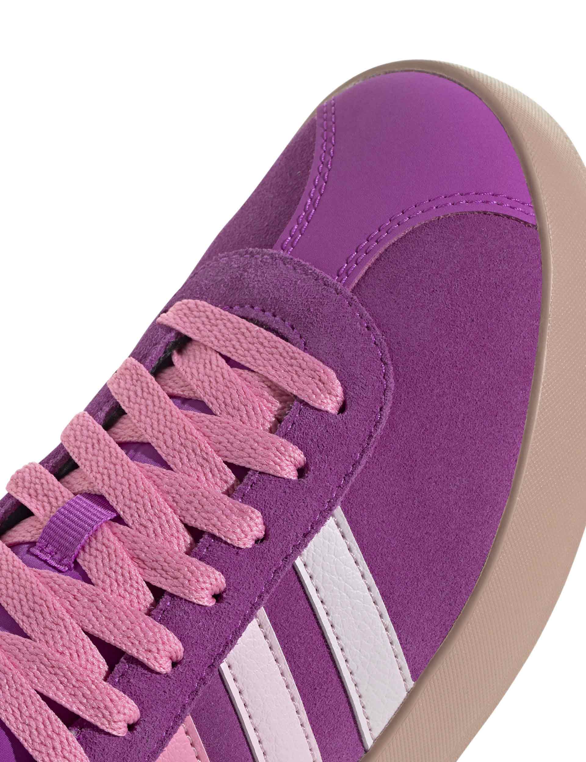 VL Court 3.0 Women's Tennis Shoes - Flash Pink/Bliss Pink/Gold Metallic | Lightweight & Comfortable for Running, Gym Workouts & Casual Wear