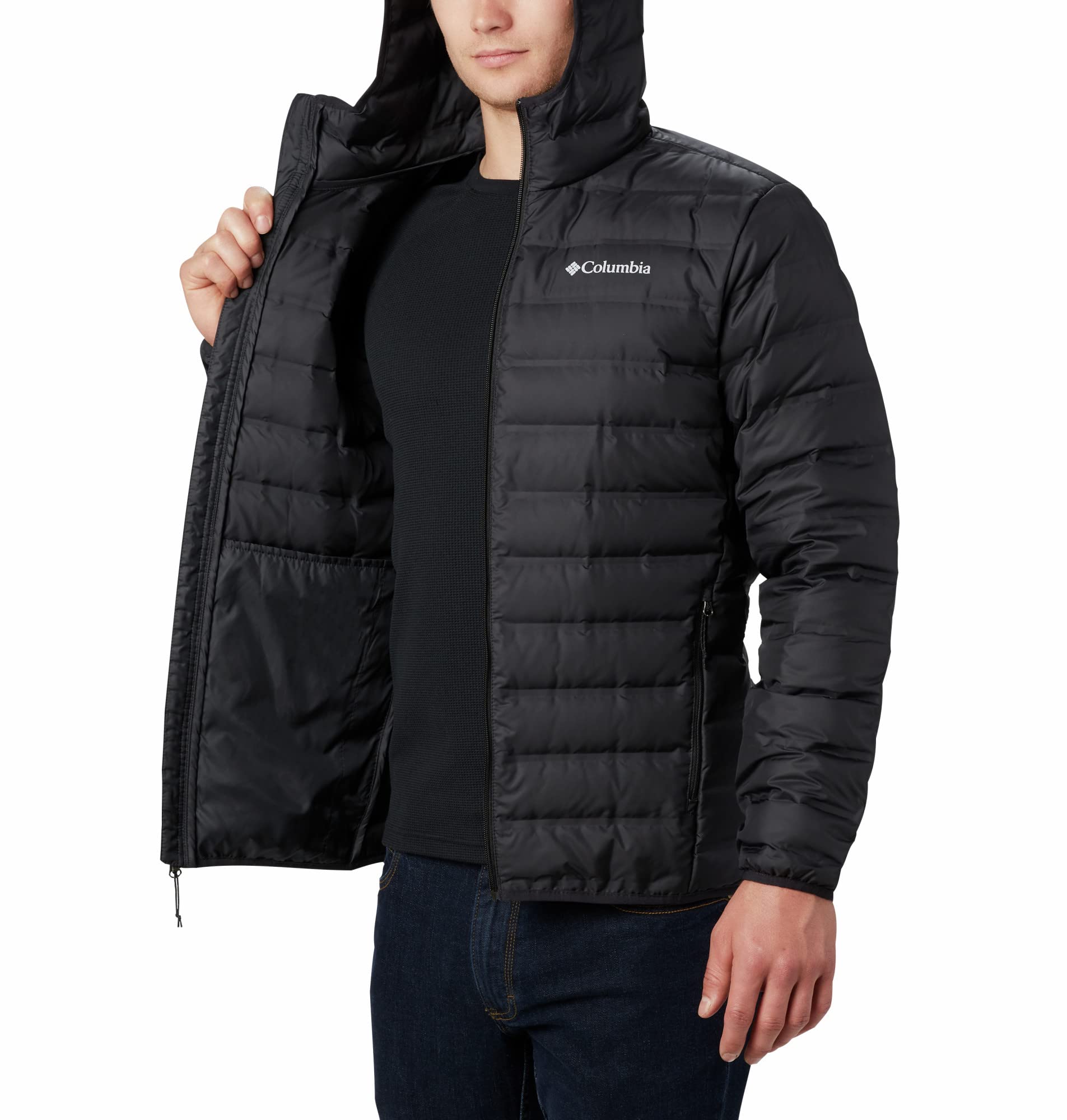 Columbia Men's Down Jacket - Lightweight, Water-Resistant Winter Coat for Outdoor Activities, Hiking & Travel