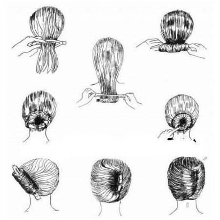 Magic Silk Wire Hair Donut Bun Maker - Styling Roll Updo Styler Clip Twist Tool for Women (Small) | Perfect for Parties, Weddings & Everyday Hairstyles