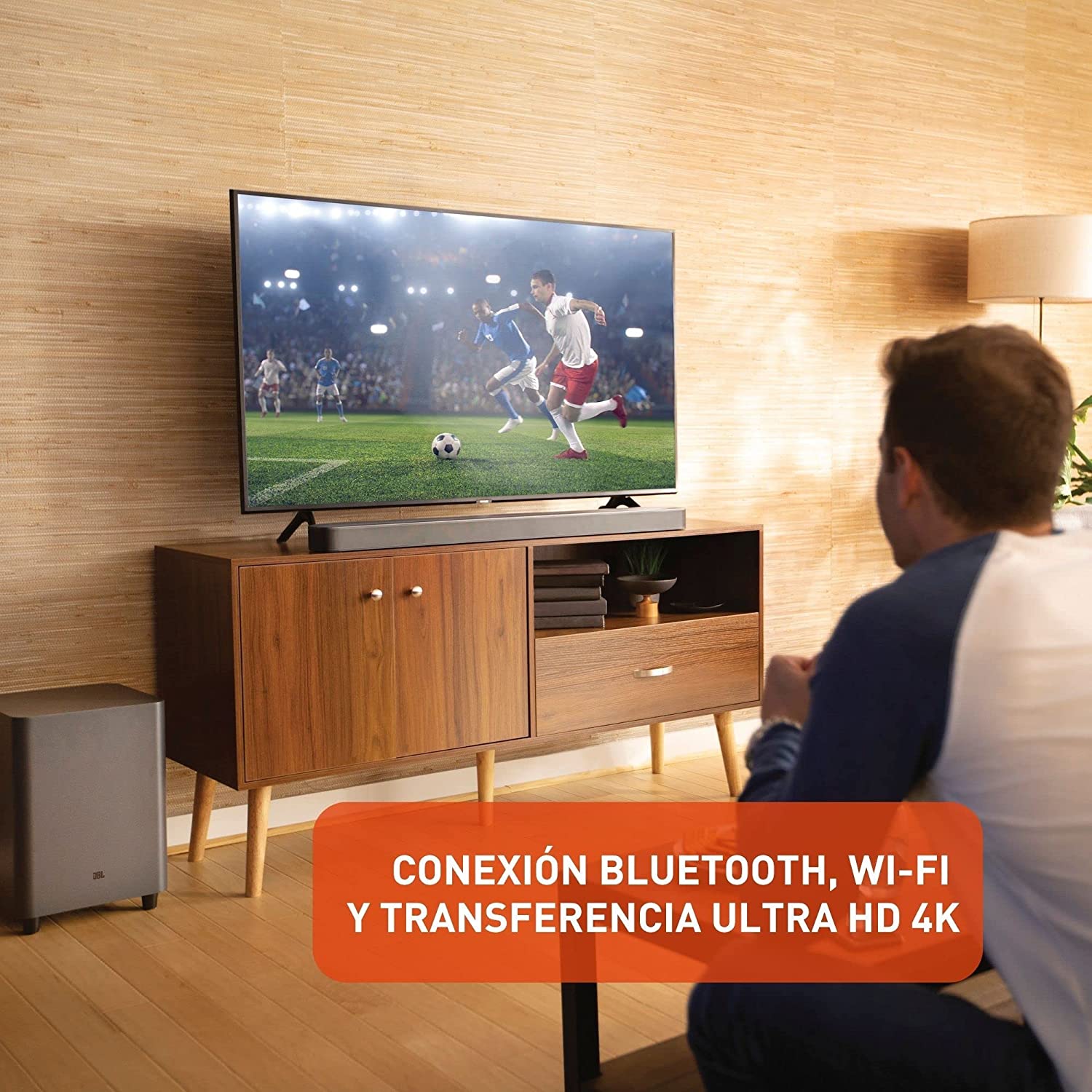 JBL 5.1 Channel 4K Ultra HD Soundbar with Multibeam Technology - Premium Home Theater System for Movies, Gaming & Music Streaming