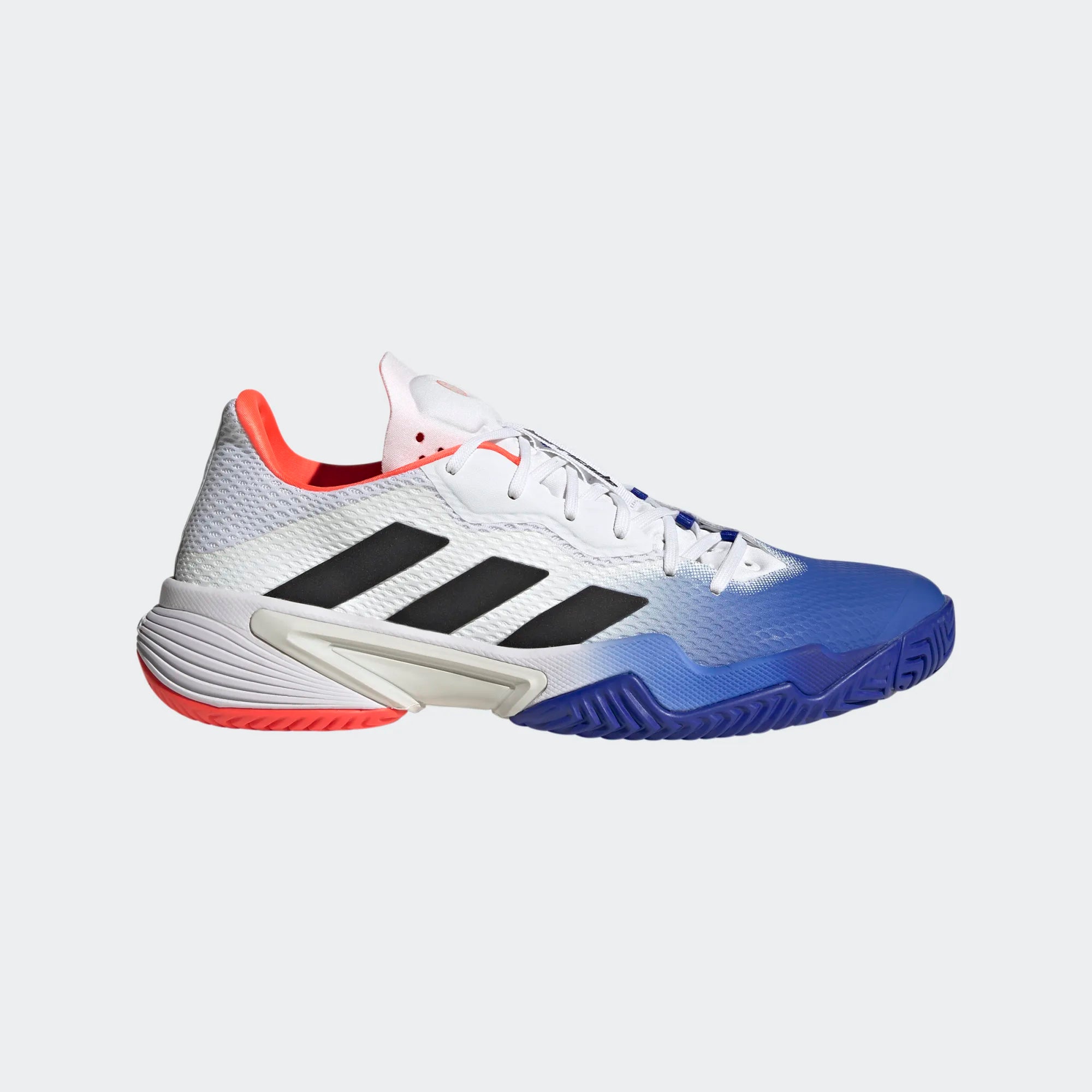 Adidas Barricade Men's Tennis Shoes - Blue, Black, Red HQ8917 | High-Performance Court Shoes for Competitive Play & Training