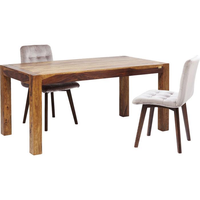 Authentico 180-Inch Modern Dining Table - Solid Wood Farmhouse Table for Kitchen, Dining Room, and Home Decor | Perfect for Family Gatherings & Dinner Parties