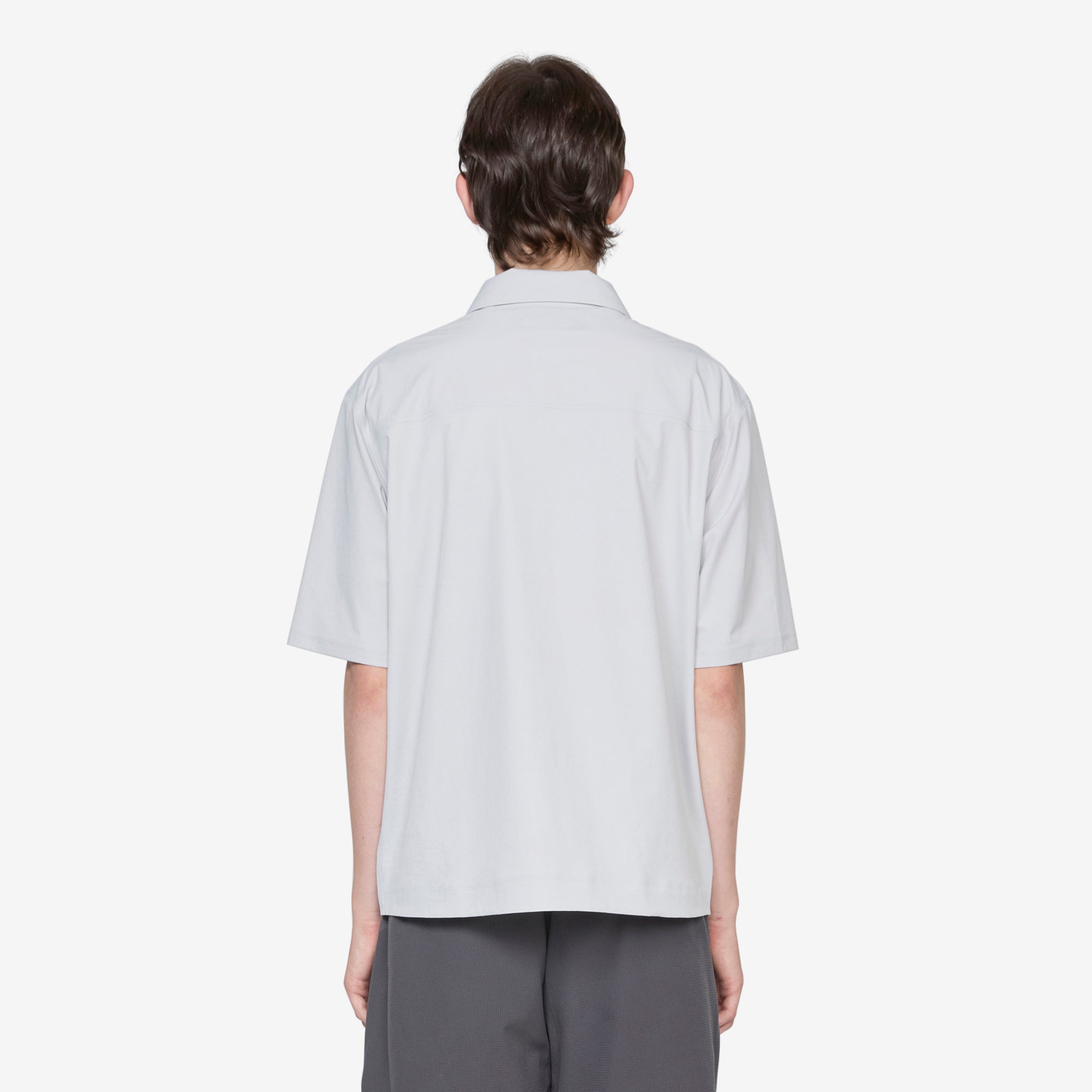 Breathable Technical Short Sleeve T-Shirt for Men - Light Grey | Moisture-Wicking Activewear for Gym, Running & Outdoor Sports