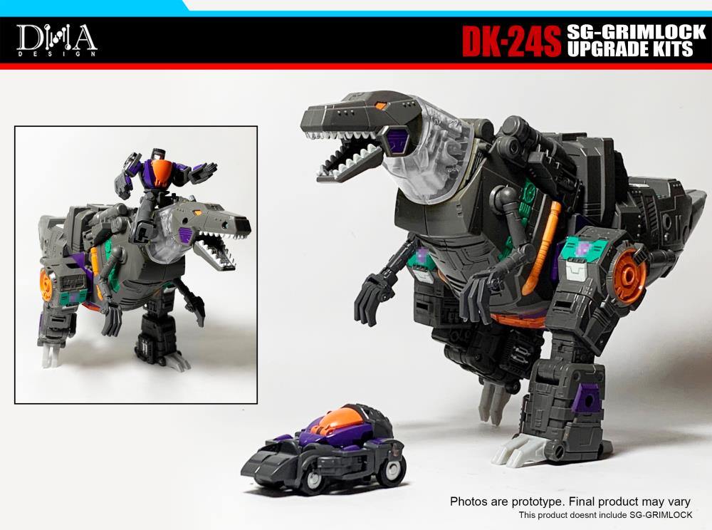 DNA Design DK 24S Upgrade Kit for Shattered Glass Grimlock - Transformers Collectible Figure Accessories | Perfect for Display and Customization Scenes
