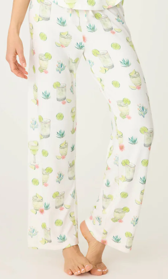 Pj Salvage Limes & Sunshine Set - Soft Cotton Pajama Set for Women, Sleepwear & Lounge Wear, Perfect for Relaxing at Home or Vacation