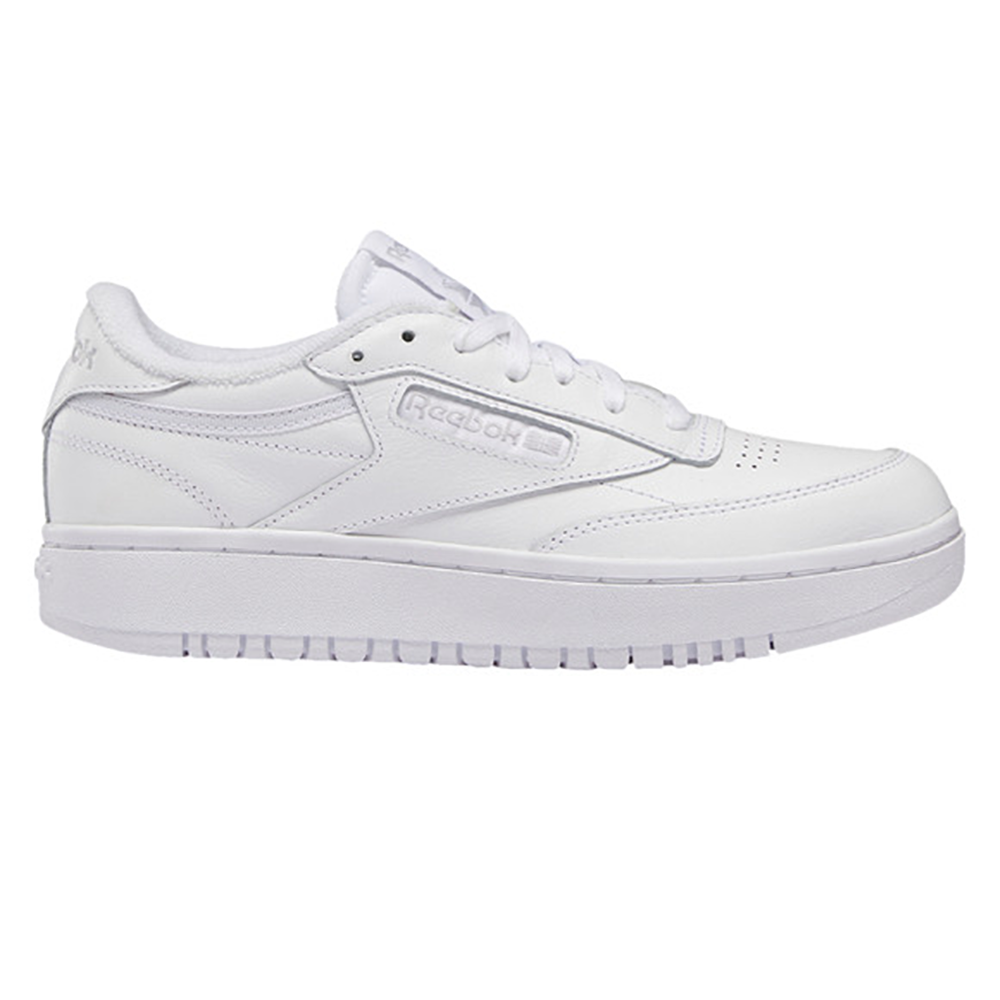 Reebok Women's Club C Double Vintage Sneakers - Classic White Leather Tennis Shoes for Casual Wear & Street Style Fashion