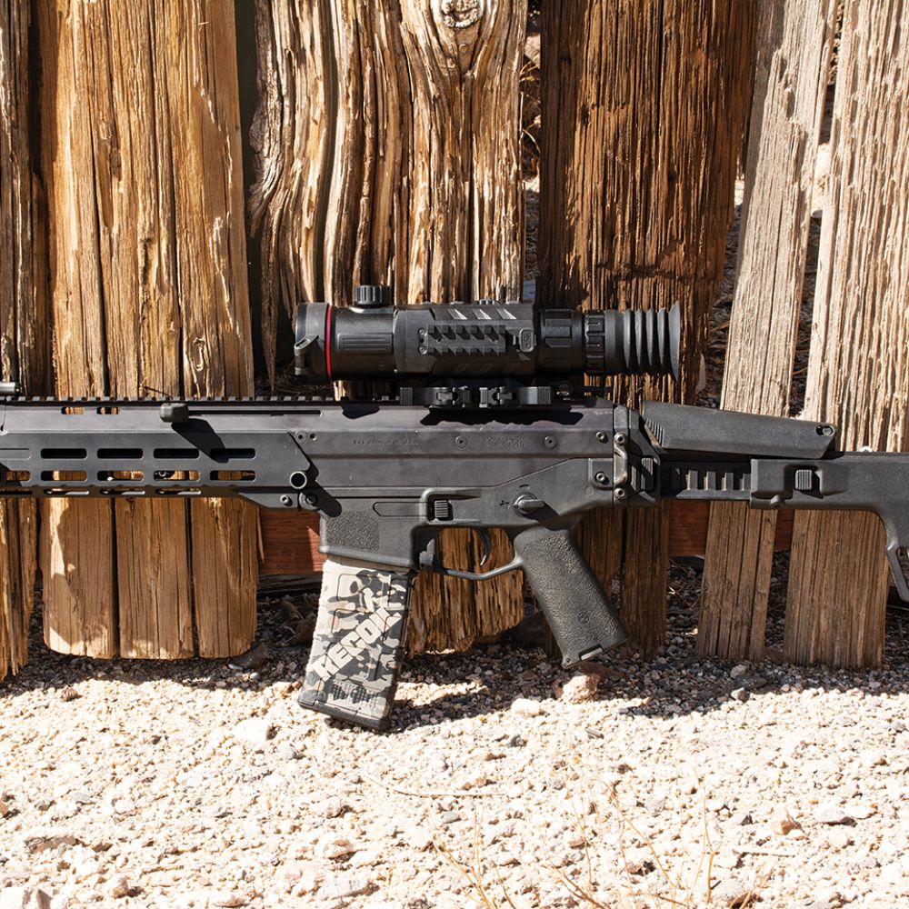 iRay Rico Pro 640 Variable 25/50mm Thermal Weapon Sight - High Precision Night Vision Scope for Hunting, Tactical & Outdoor Shooting