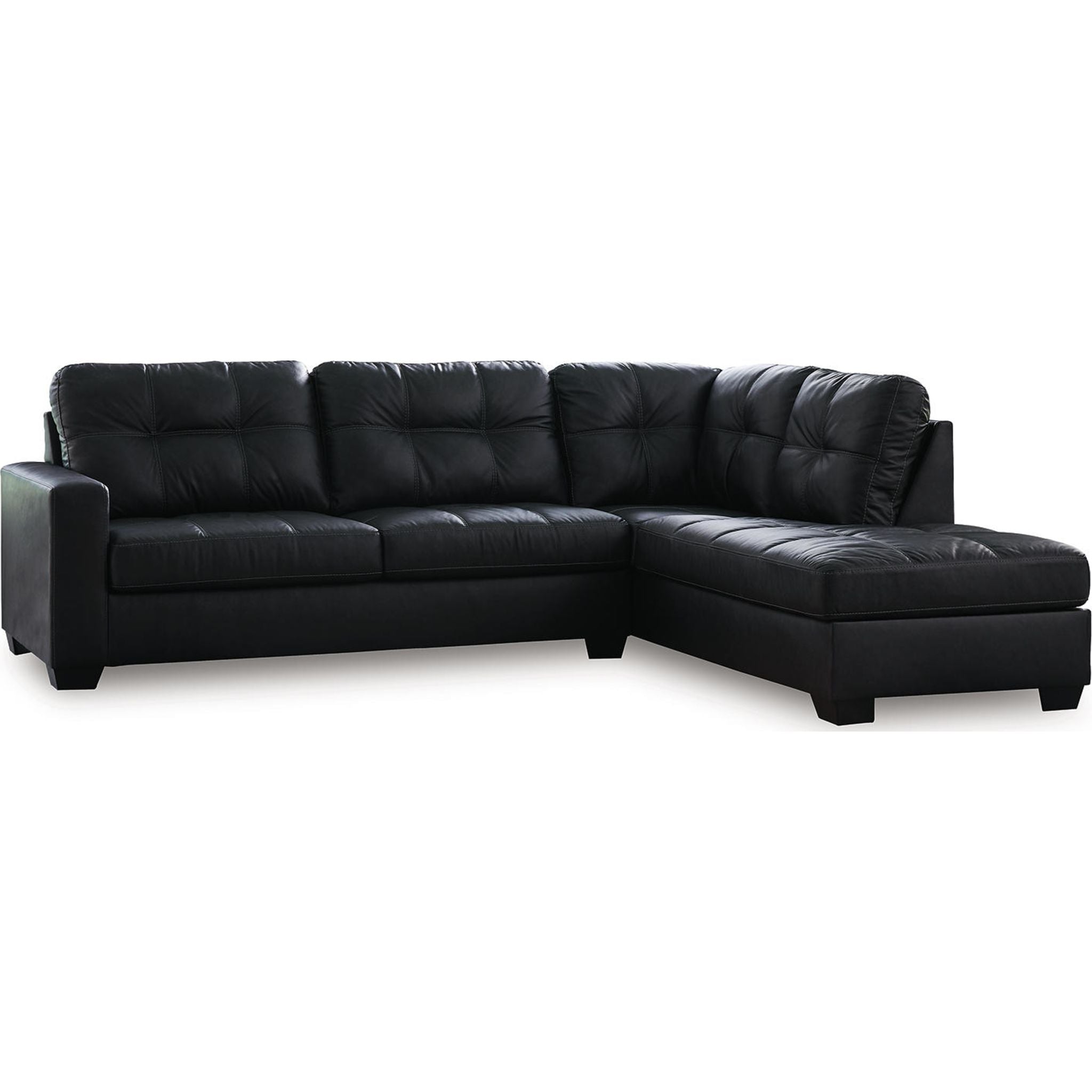 Barlin Mills 2-Piece Sectional Sofa with Chaise Lounge - Modern L-Shaped Couch for Living Room, Family Room & Apartment