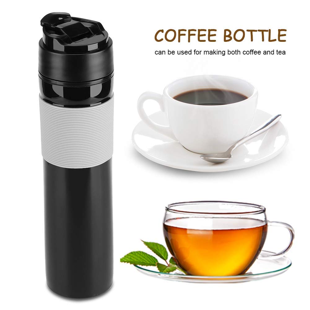 350ml Portable Insulated Water Bottle - Leakproof Travel Coffee & Tea Thermos for Hiking, Camping, Gym - BPA Free Stainless Steel Vacuum Flask for Hot & Cold Drinks