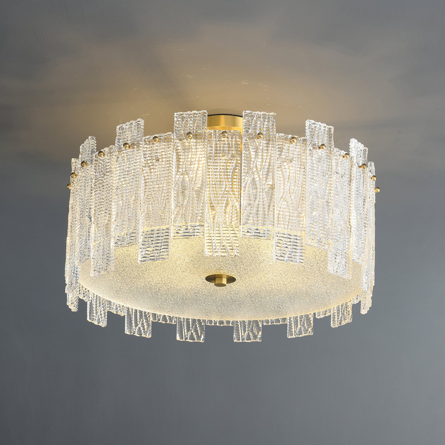 Modern Glacier Cascade Ceiling Light Fixture - Waterfall Crystal Chandelier for Dining Room, Bedroom & Living Room - Elegant Home Decor Lighting for Weddings & Interior Design