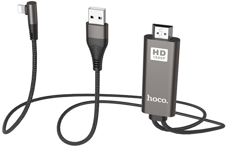 3-in-1 HDMI to Lightning Cable with USB Charging & Data Sync - Perfect for iPhone, iPad, Home Theater & Car Entertainment Systems