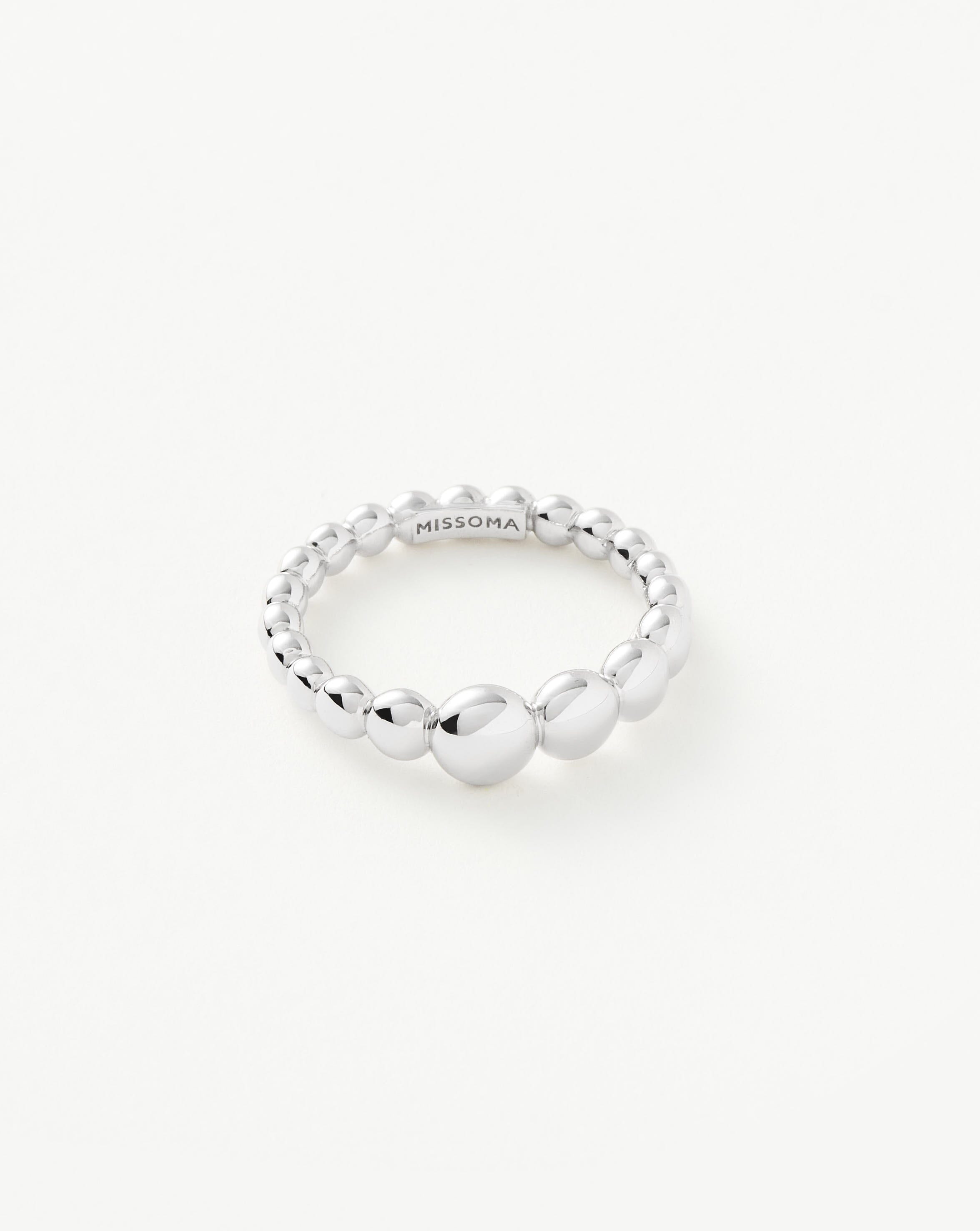 Beaded Stacking Ring Set | Sterling Silver Stackable Rings for Women | Perfect for Layering, Everyday Wear & Gift Giving
