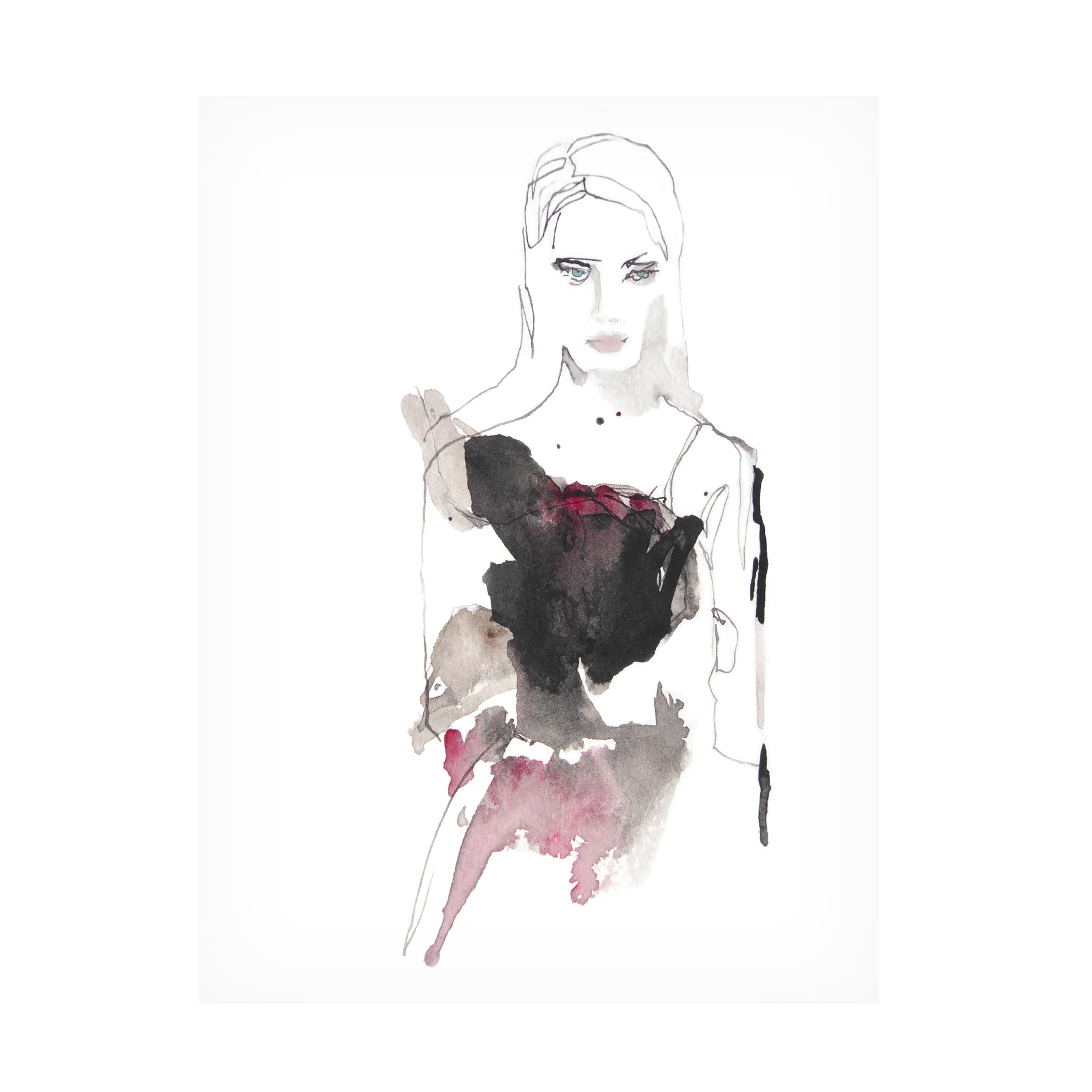 Trademark Fine Art 'The Look' Canvas Print by Schuyler Rideout - Modern Wall Art for Living Room, Bedroom & Office Decor