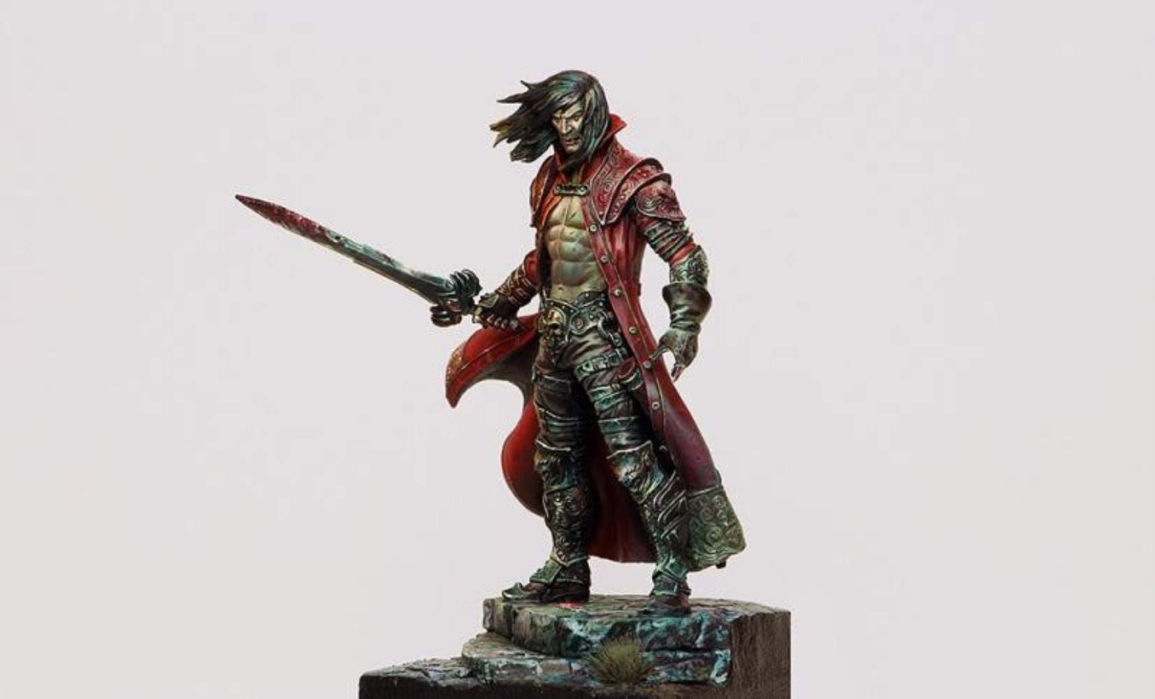 1/24 Scale 75mm Ancient Warrior with Sword - Unpainted Resin Miniature Model Kit for Wargaming, Diorama, and Collectors - Perfect for Tabletop RPGs and Historical Displays