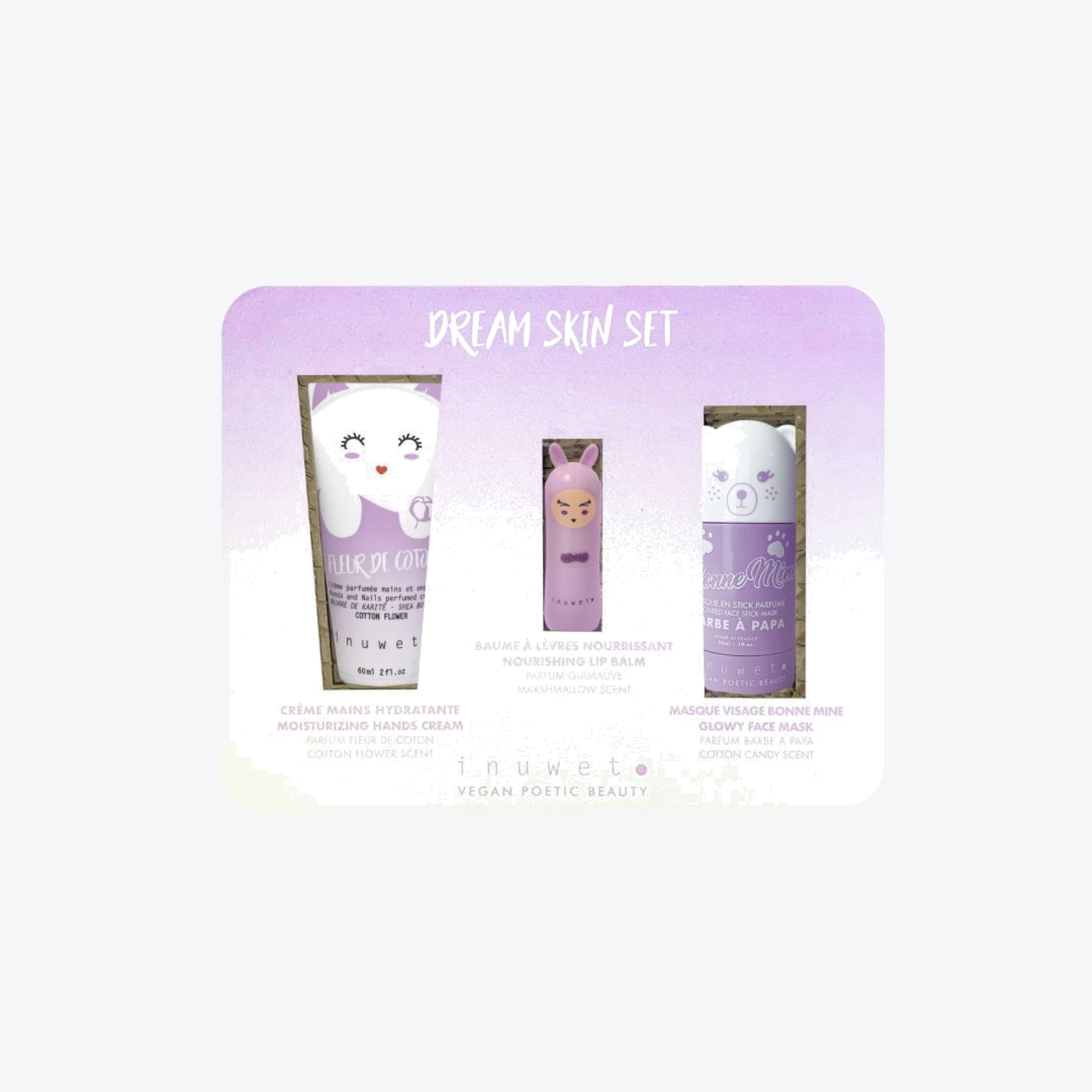 Dream Skin Set - Marshmallow Purple Skincare Collection for Glowing Skin | Hydrating & Brightening Face Care Routine | Perfect for Nighttime & Morning Skincare Regimen