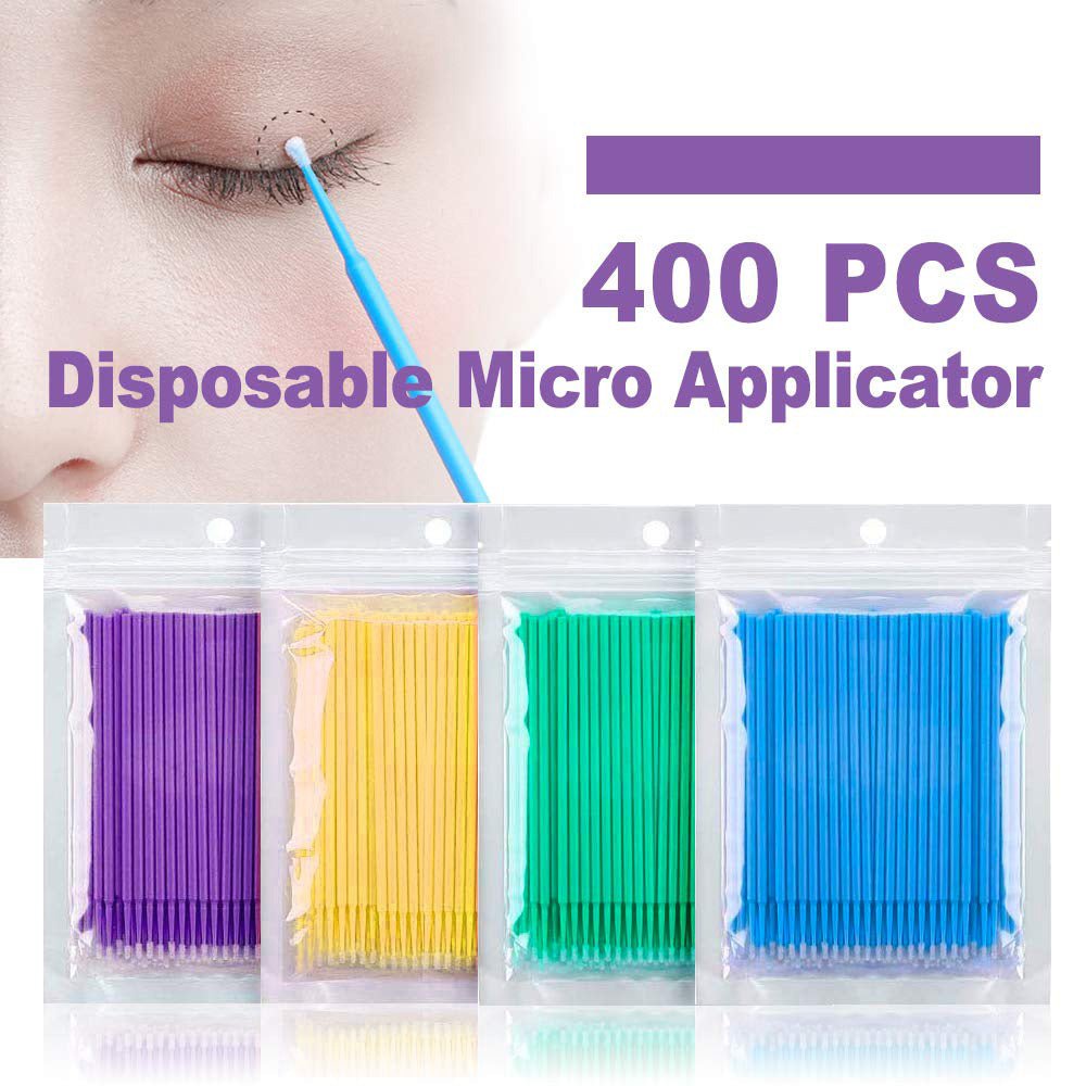 100-Pack Disposable Micro Brushes for Nail Art, Makeup & Crafts – Perfect for Salon, DIY & Professional Use