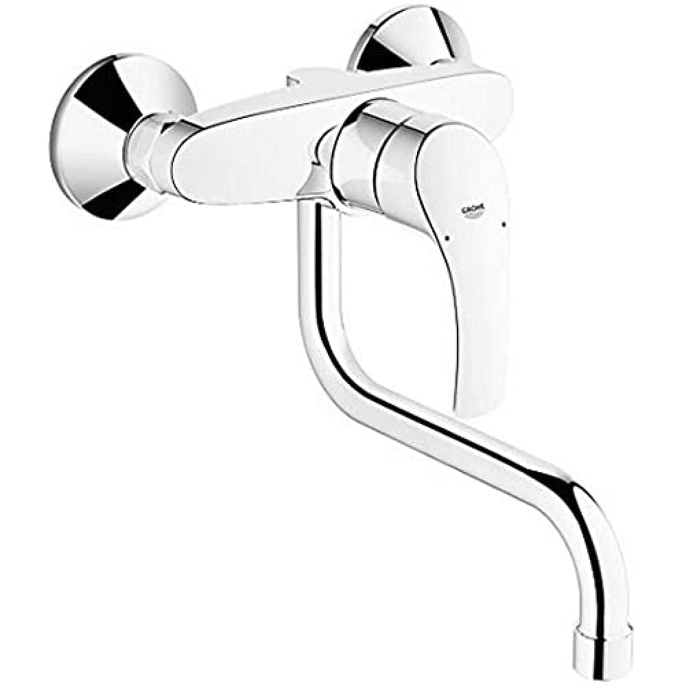 GROHE Eurosmart 360° Rotating Kitchen Faucet - Model 31509002 | Perfect for Modern Kitchens & Easy Dishwashing