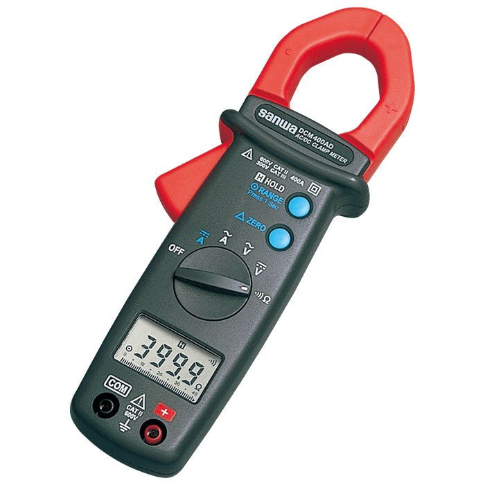 DCM400AD Digital Clamp Meter - Auto Repair & Electrical Testing Multimeter for AC/DC Current, Voltage, Resistance | Perfect for Car Mechanics, HVAC Technicians & Home DIY Electrical Work
