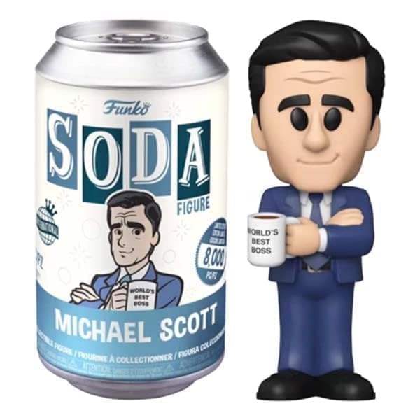 Funko Soda Vinyl Figure - The Office Michael Scott Best Boss Collectible (Styles May Vary) - Perfect for Office Decor, Pop Culture Gifts & TV Show Merchandise Collections