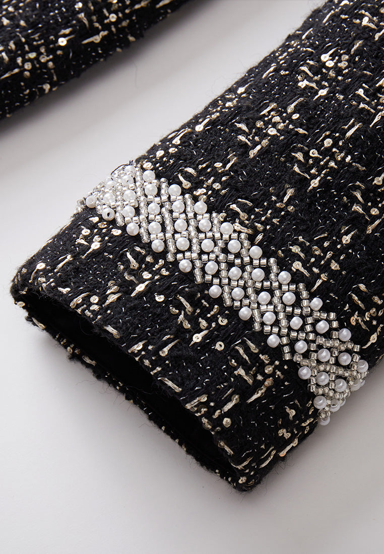 Elegant Prestige Tweed Dress for Women | Classic & Stylish Outfit for Office, Cocktail Parties & Special Occasions